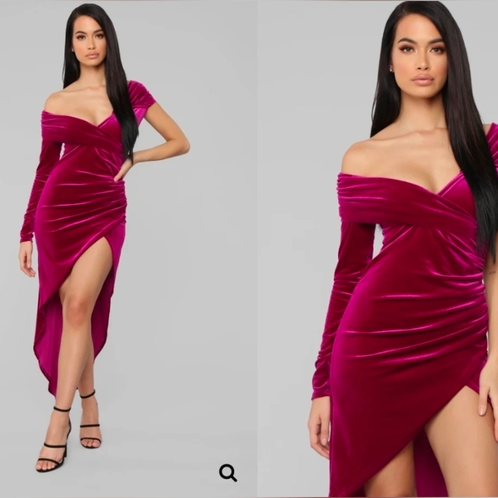 Burgundy Dress